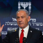Israeli Prime Minister Netanyahu attends a press conference, in Jerusalem